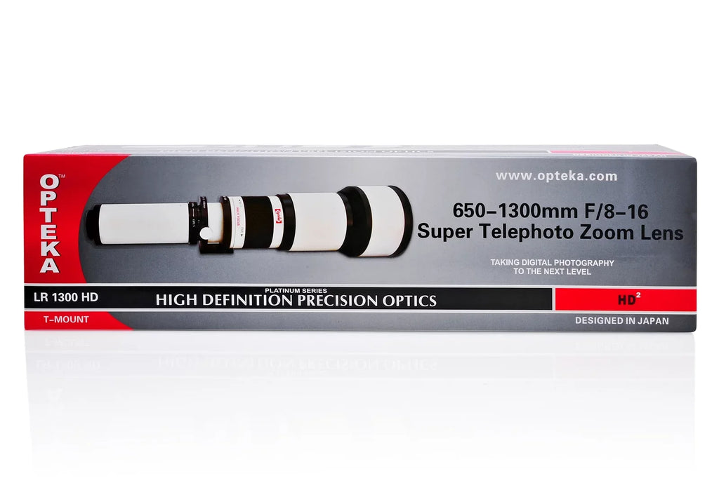 Opteka 650-1300mm High Definition Telephoto Lens for Sizeony Alpha E-Mount a9, a7r, a7s, a7, a6500, a6300, a6000, a5100, a5000, a3000, NEX-7, NEX-6, NEX-5T, NEX-5N, 5R and 3N Digital Mirrorless Cameras