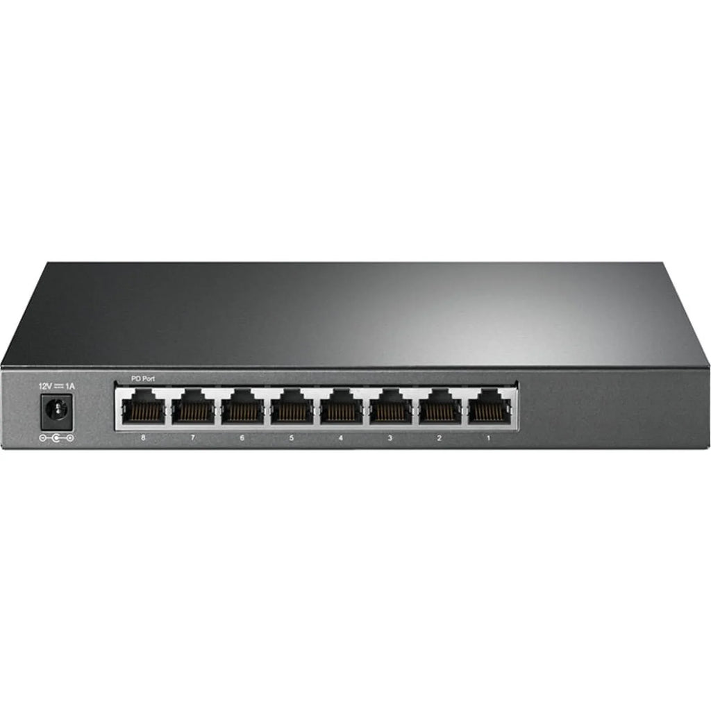 TP-Link JetSizetream T1500G-8T - Sizewitch - managed - 8 x 10/100/1000 (1 PoE+) - desktop - PoE+