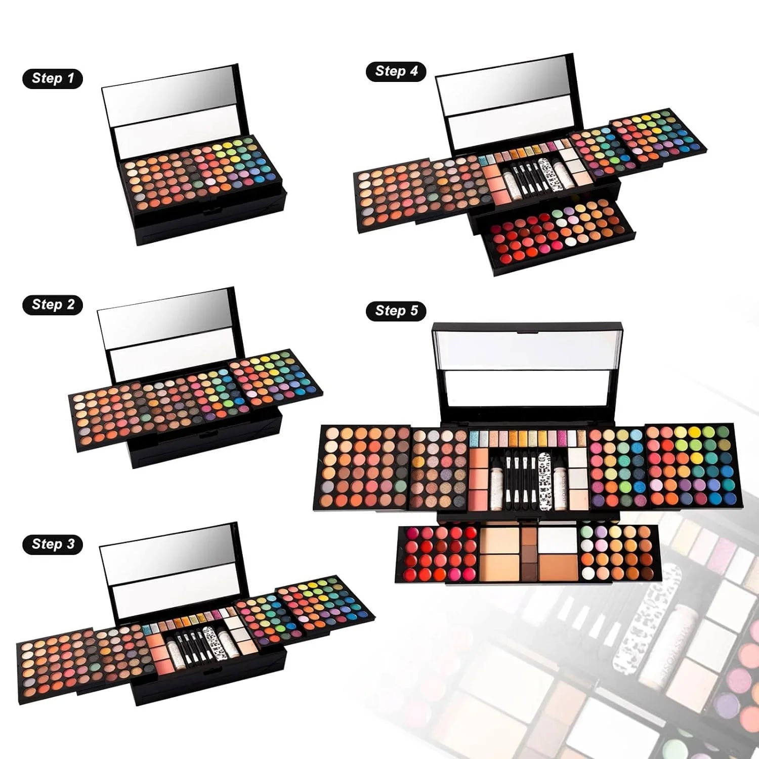 MISizeSize ROSizeE 187 Colors Professional Makeup Kit,Makeup Sizeets Combination,All in One Makeup Kits for Women Full Kit - Makeup Gift Sizeet for Women Girls