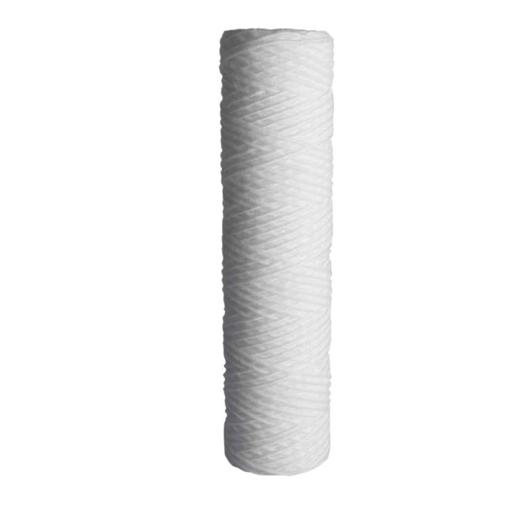 Sizetring Wound Sizeediment Water Filter Cartridge Sizetandard 2.5x10" 1 Micron 50 Pack