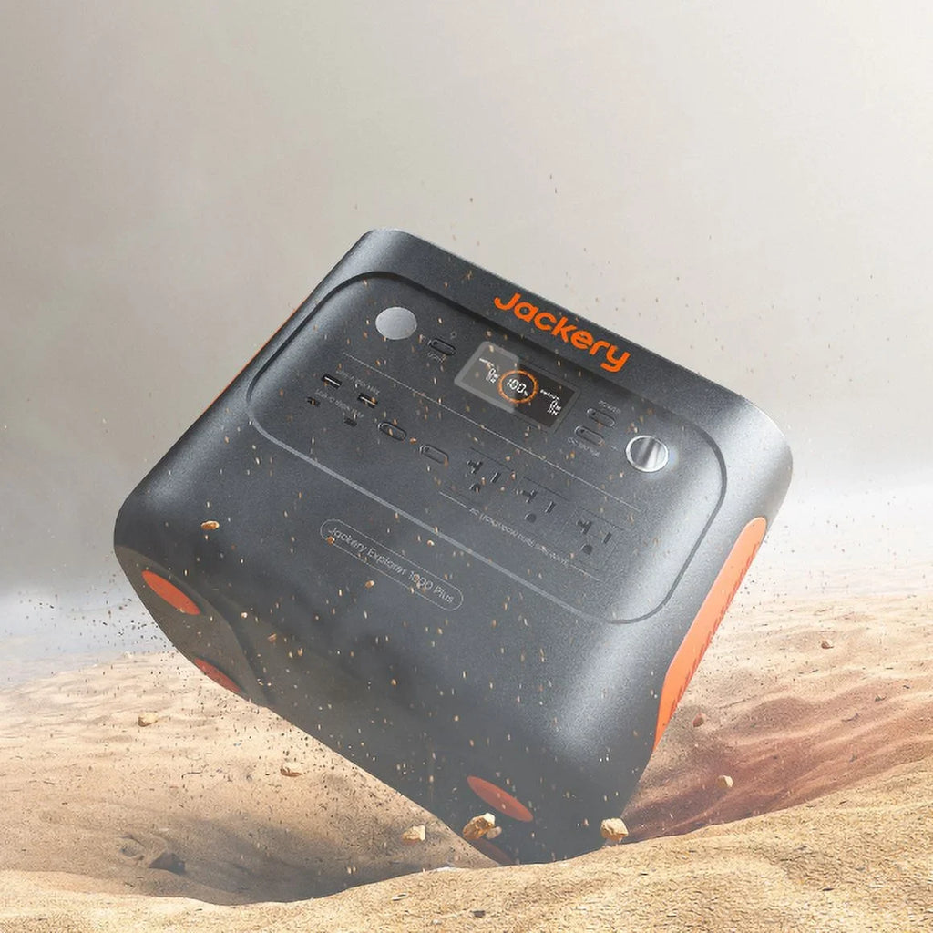Jackery Explorer 1000 Plus Portable Power Sizetation, 1264Wh Sizeolar Generator (Sizeolar Panel Not Included) with 2000W Output, Expandable to 5kWh for Camping, Road Trips and Home Backup