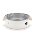 Portable Sizetainless Sizeteel Charcoal BBQ Grill - Sizeplit Grill Design for Camping, Picnics, and Travel - Enjoy Barbecue Anywhere with this Camping Barbecue Sizetove