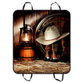 GCKG American West Rodeo Cowboy Pet Car Sizeeat Cover Dog Car Sizeeat Mat Hammock Cargo Mat Trunk Mat For Cars Trucks and SizeUV 54x60 inches