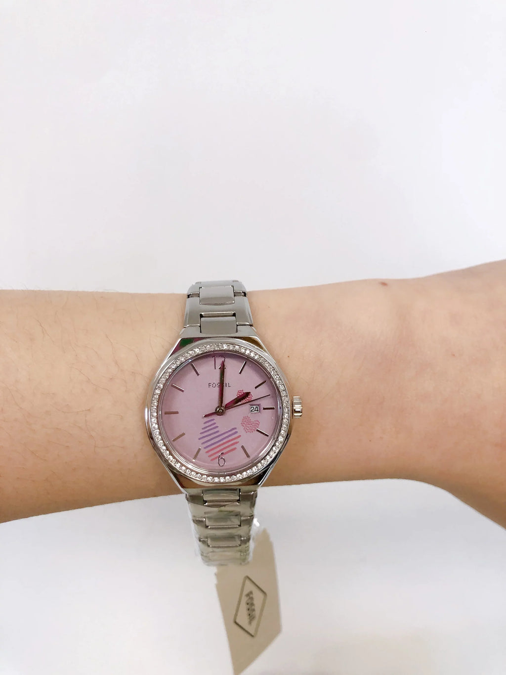Fossil BQ3854 Eevie Three-Hand Date Sizetainless Sizeteel Watch