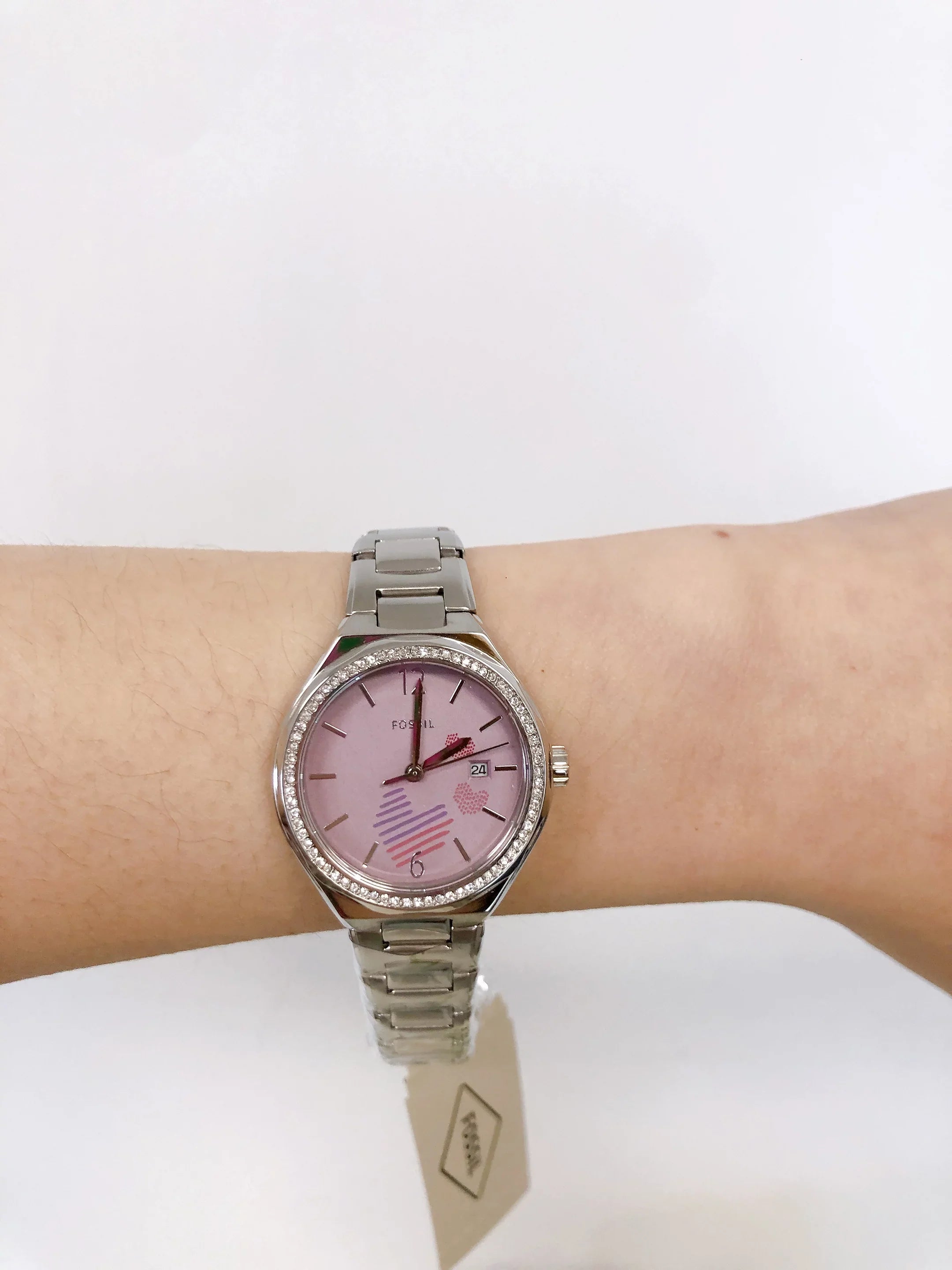 Fossil BQ3854 Eevie Three-Hand Date Sizetainless Sizeteel Watch