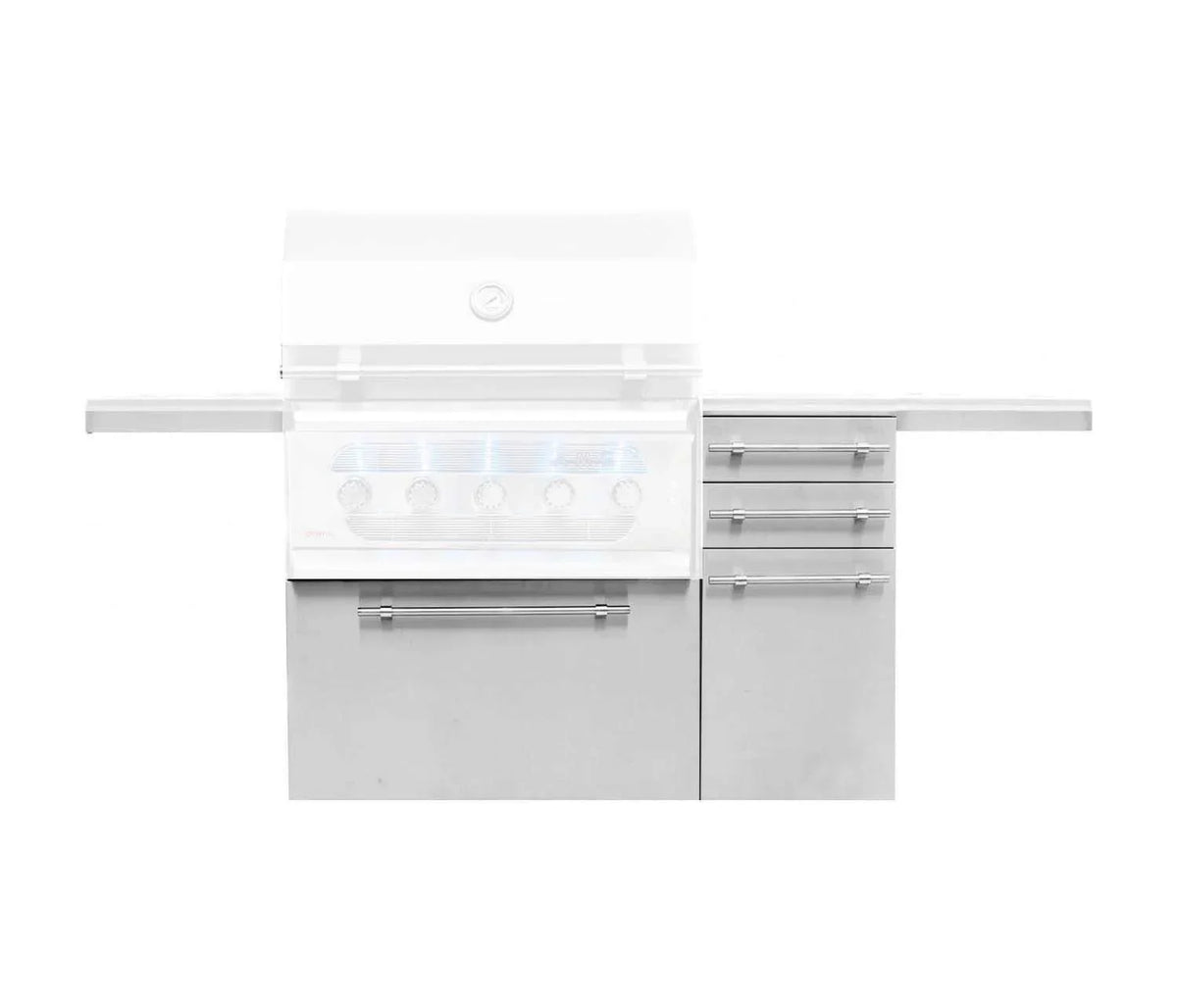 American Muscle Grill Freestanding Grill Cart, 36"