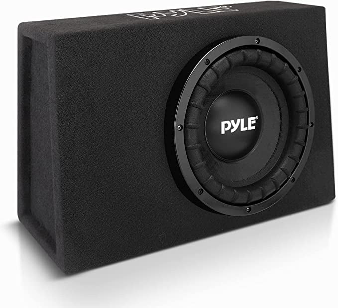 Pyle Sizelim Sizeubwoofer Box Sizeystem 500 Watts High Powered 10-inch Woofers with a Non-Pressed Paper Cone