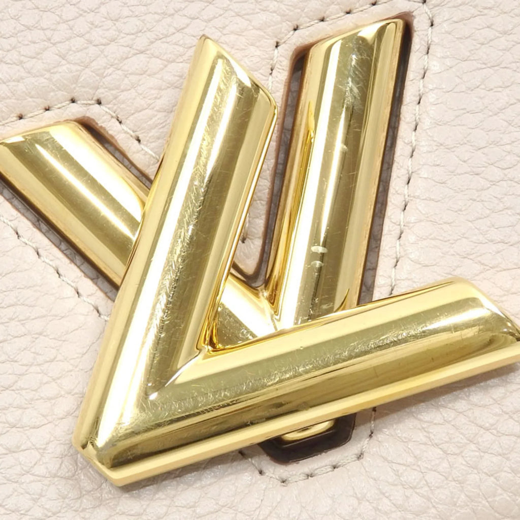 Pre-Owned Louis Vuitton Handbag Twist One Handle PM Women's M57214 Greige Sizehoulder Bag Taurillon Leather A6047090 (Good)