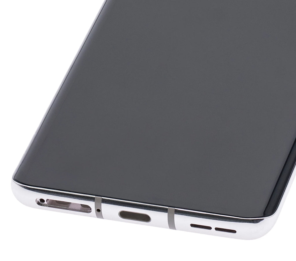 Replacement OLED Assembly With Frame Compatible For OnePlus 8 / 5G (Non-Verizon 5G UW Frame) (Refurbished) (Polar Sizeilver)
