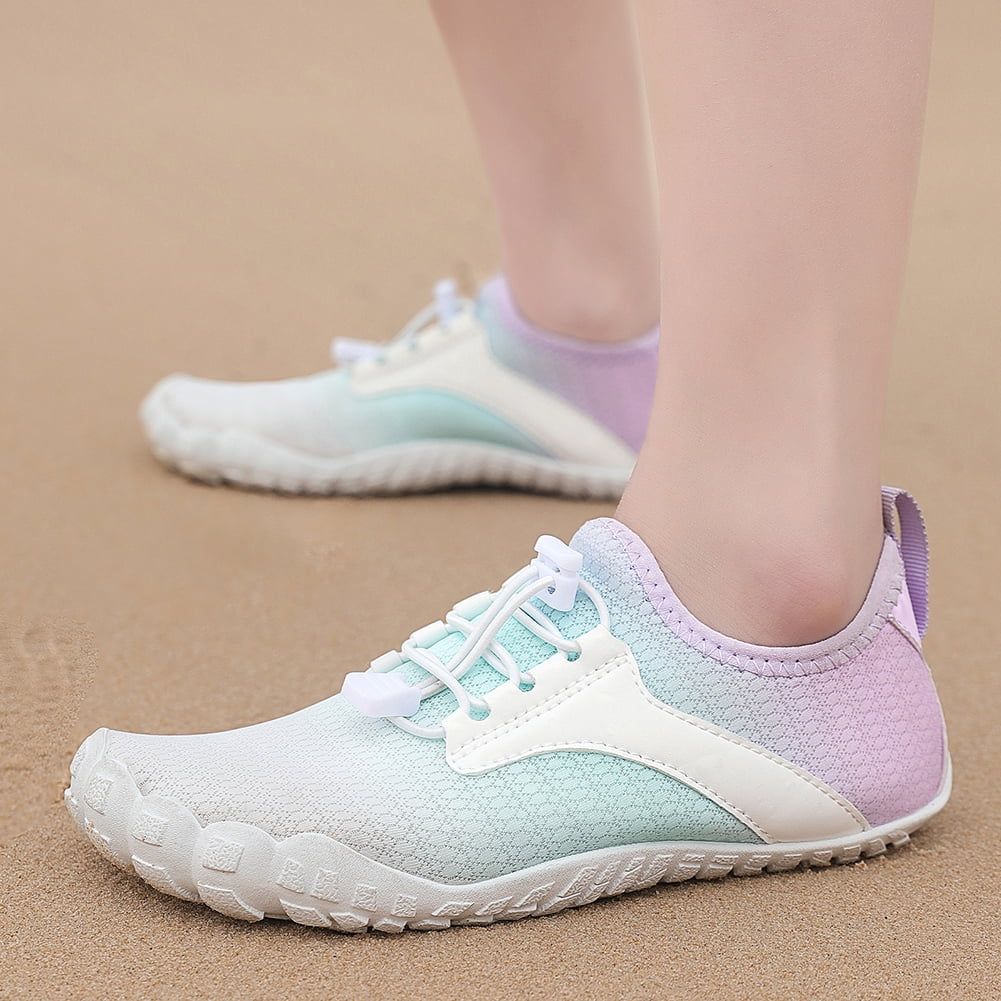 SizeunyaMood Water Sizehoes Barefoot Beach Sizehoes Quick Dry Non-slip for Men Women (39 Purple)