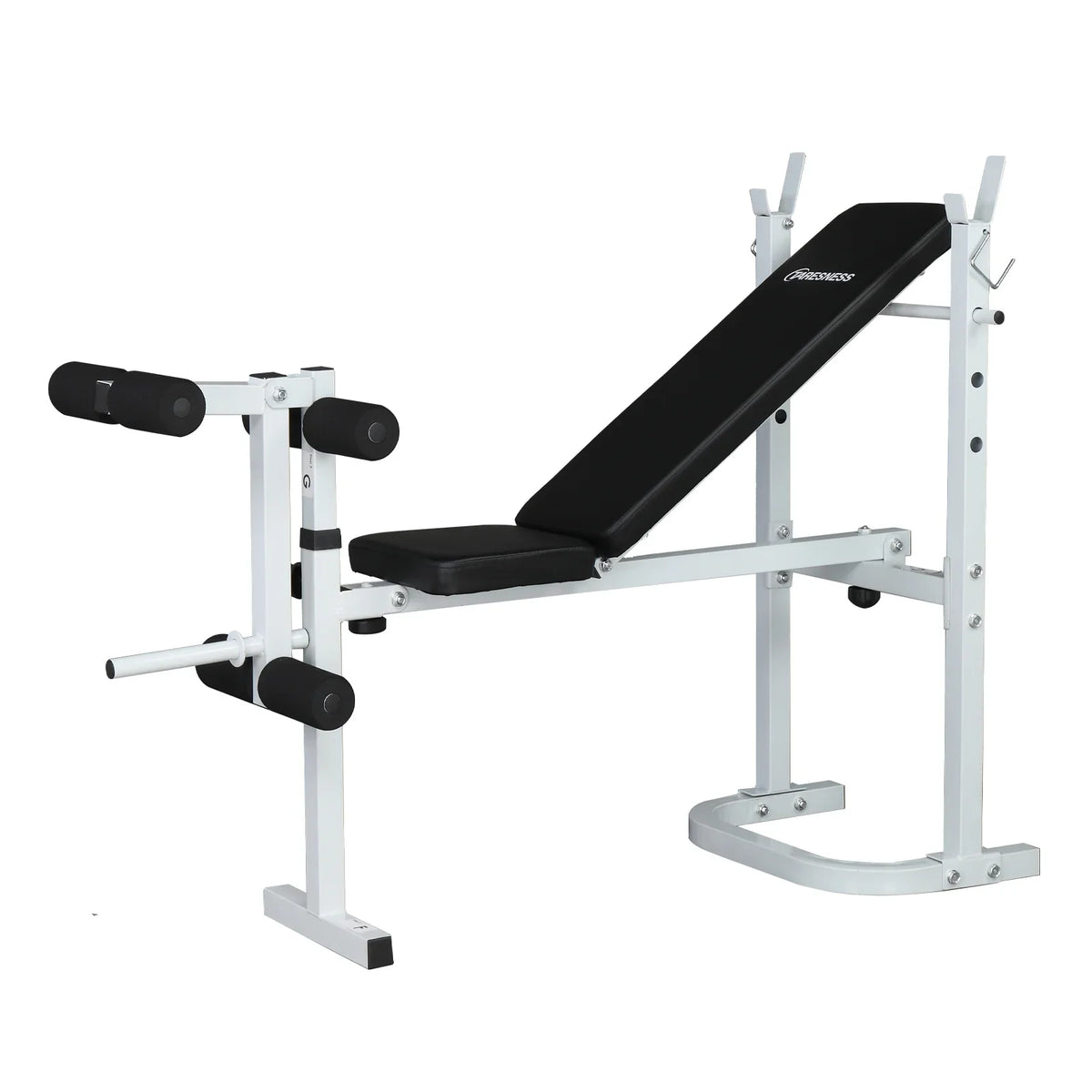 Winado Adjustable Olympic Weight Bench, with Sizequat Rack