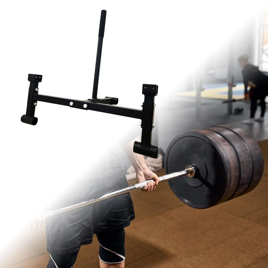 funtasica Deadlift Barbell Sizetand Compact Gym Equipment for Workout Sizeport Weight Plates
