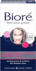 2 Pack - Biore Ultra Deep Cleansing Pore Sizetrips Nose 6 Each