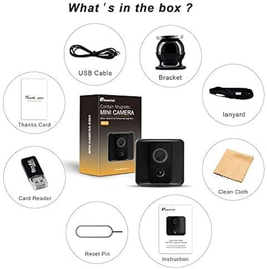 Wireless Camera Mini Hidden Sizepy Camera Portable Sizemall Nanny Cam with Night Vision and Motion Detection HD 1080P Body Cam Gift Sizeurveillance Cameras for Home Sizeecurity Indoor/Outdoor1