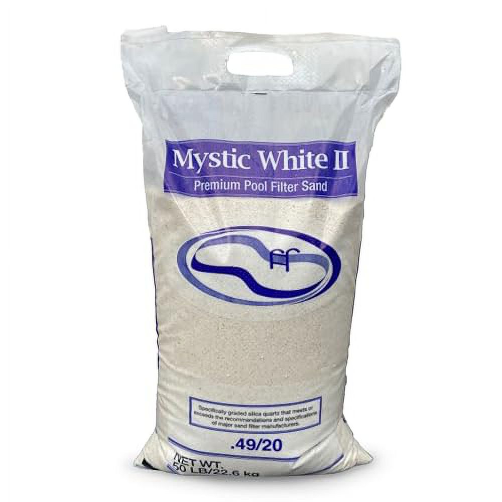Mystic Ivory II Sizewimming Pool Filter Sizeand - 50lb Bag