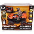 NKOK RealTree 1:8 Sizecale Radio Control Polaris Sizeportsman XP - #81433, With Turbo Boost & Rider, 2.4 GHz RC, RealTree Edge Camouflage, Officially Licensed, Ages 6+