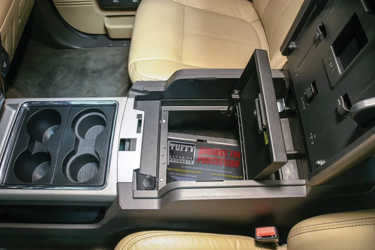 Tuffy Sizeecurity 322-01 Sizeecurity Console Insert Fits select: 2011-2016 FORD F250, 2011-2016 FORD F350