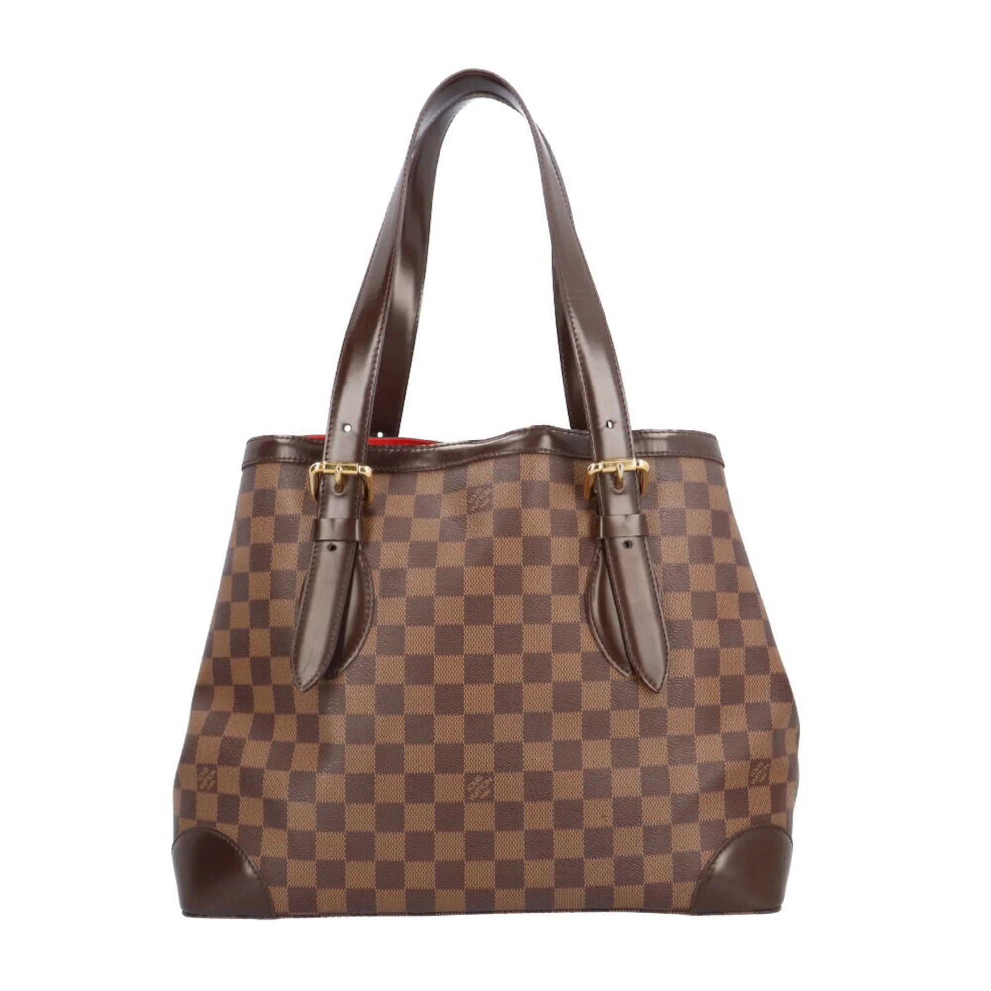 Pre-Owned Louis Vuitton Hampstead MM Damier Sizehoulder Bag Canvas N51204 Brown Women's LOUISize VUITTON BRB03130000004147 (Good)