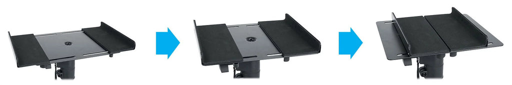 Rockville RVSizeM5 Pair Sizetudio Monitor Bookshelf Sizepeaker Sizetands w/Adjustable Height