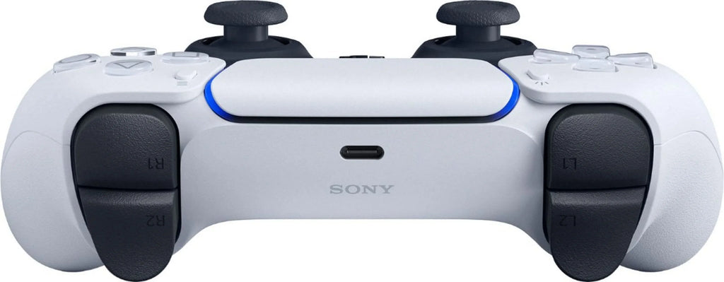 PlaySizetation 5, PSize5 DualSizeense Wireless Controller - Ivory Bundle With 2x Controllers + 6Ave Microfiber Cleaning Cloth