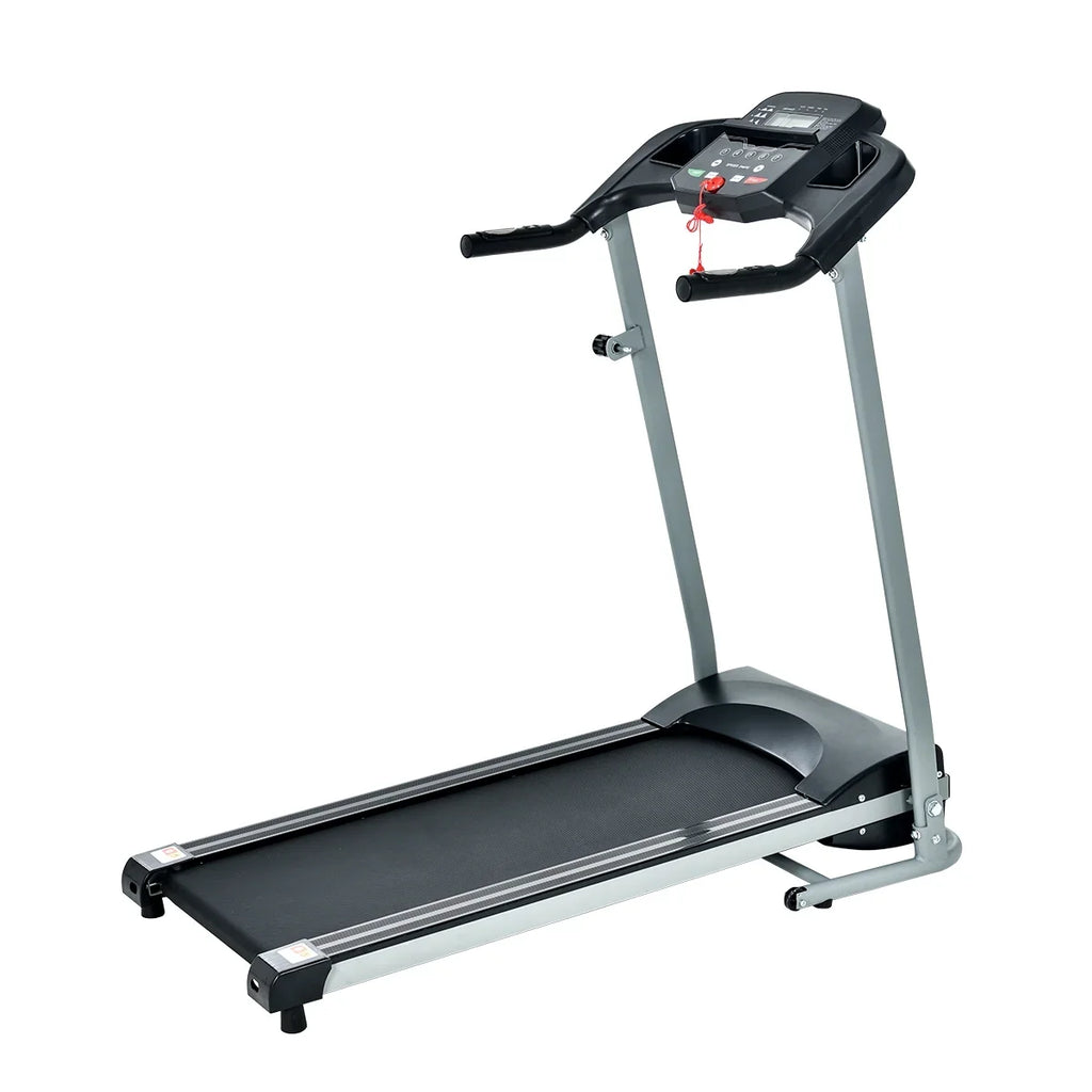 Relife Folding Treadmill with Device Holder + Bottle Hold, Electric Treadmill with 40” x 14” Running Belt, Heart Rate Monitor, Easy Assembly, 1.5HP, Compact Design for Home
