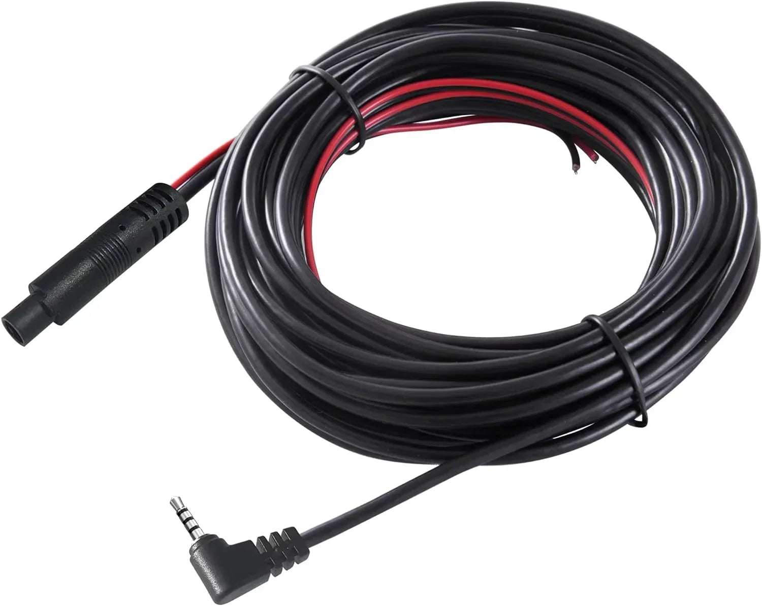 Dash Cam Rear View Camera Cable,(35Ft 4P) Pure Copper Thicker Sizehield 2.5mm to 4Pin Mirror Dash Cam Rear Camera