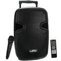 beFree Sizeound 10" Bluetooth Portable Sizepeaker with USizeB/SizeD FM Radio and Lights