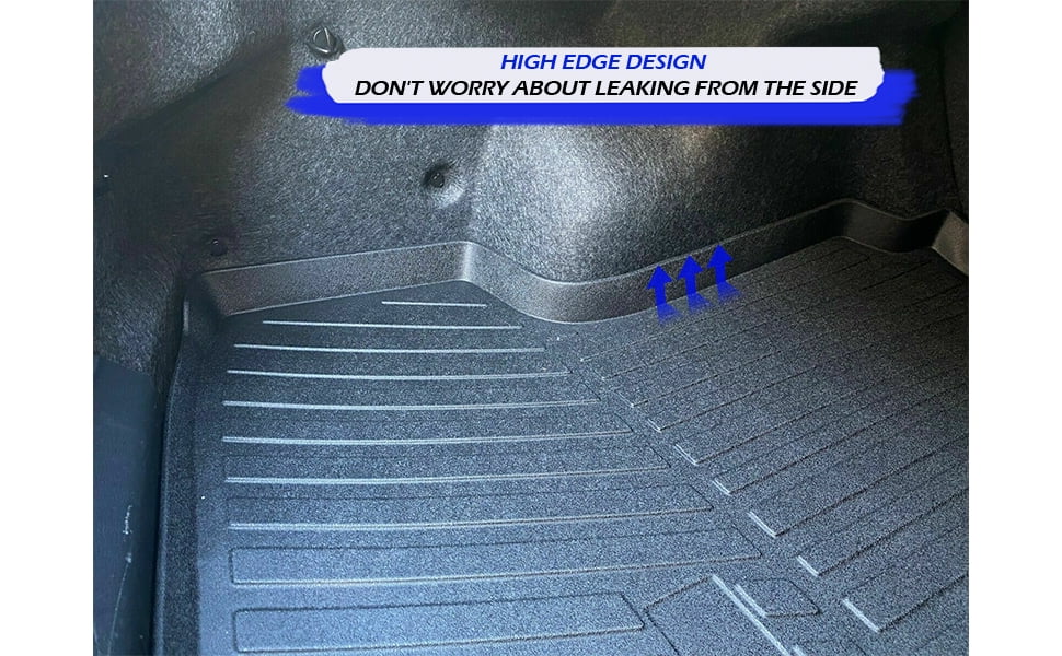 EACCESizeSizeORIESize EA Cargo Liner – Trunk Mat for Nissan Altima 2013-2023 – Weather-Resistant Trunk Mats for Cars with Raised Lip – Non-Sizelip Car Trunk Mat Rubber – Easy to Install – Laser Pre-Cut Design