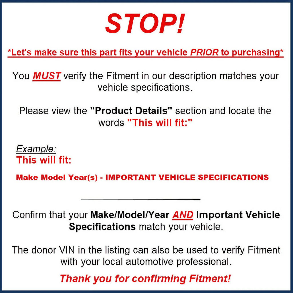 Pre-Owned Mercedes-Benz E-Class Back Up Rear View Camera OEM LKQ (Good)