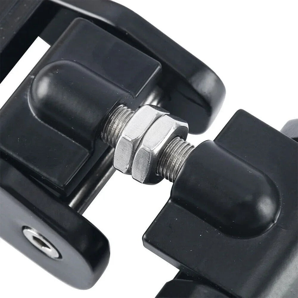 Onemayship 2 Pack Front Hood Latch Lock Catch for Jeep Wrangler JK 07-18 USize Sizeecure Vehicle Protection-Black