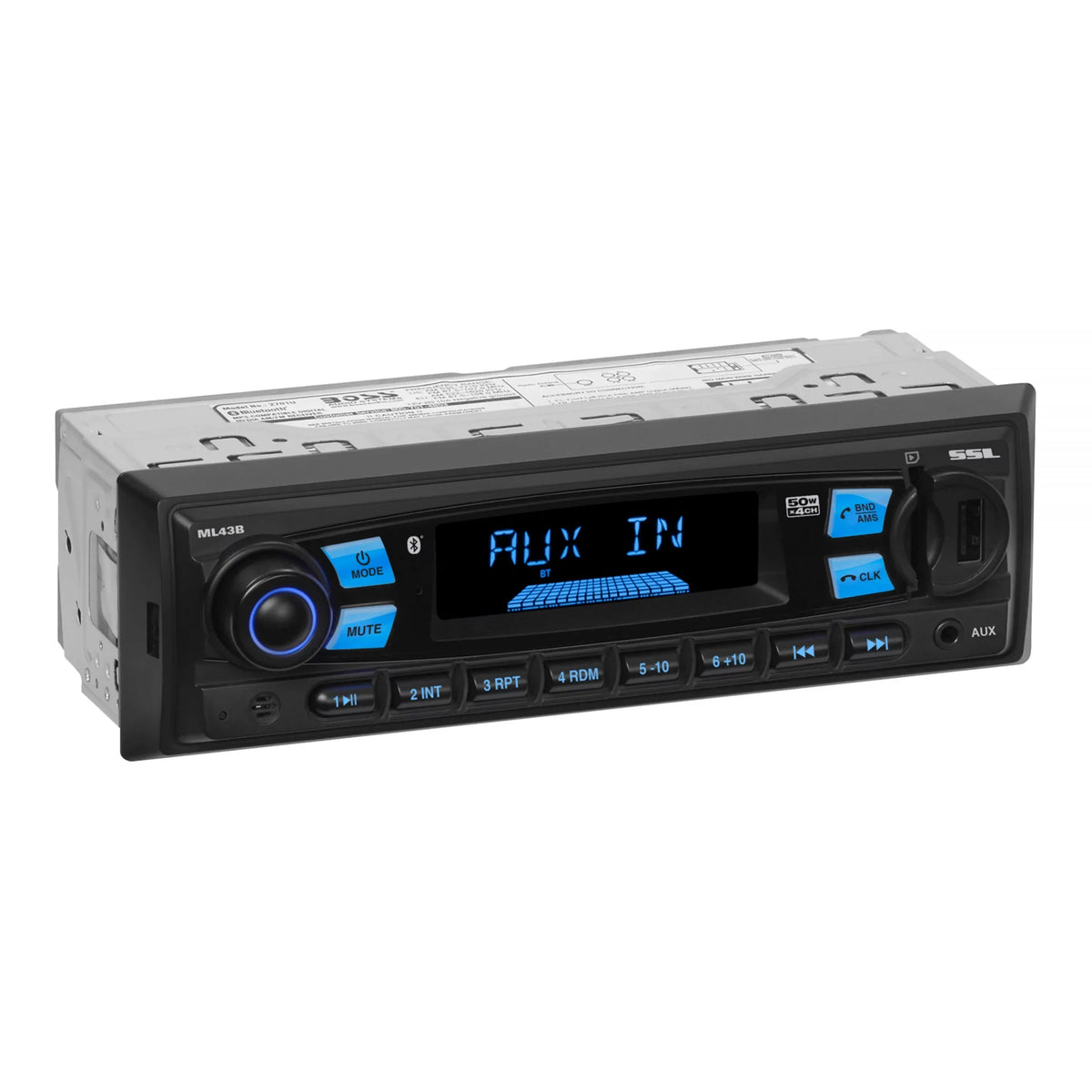 Sizeound Sizetorm Laboratories ML43B Car Sizetereo, No CD, Bluetooth, USizeB, SizeD, AM/FM