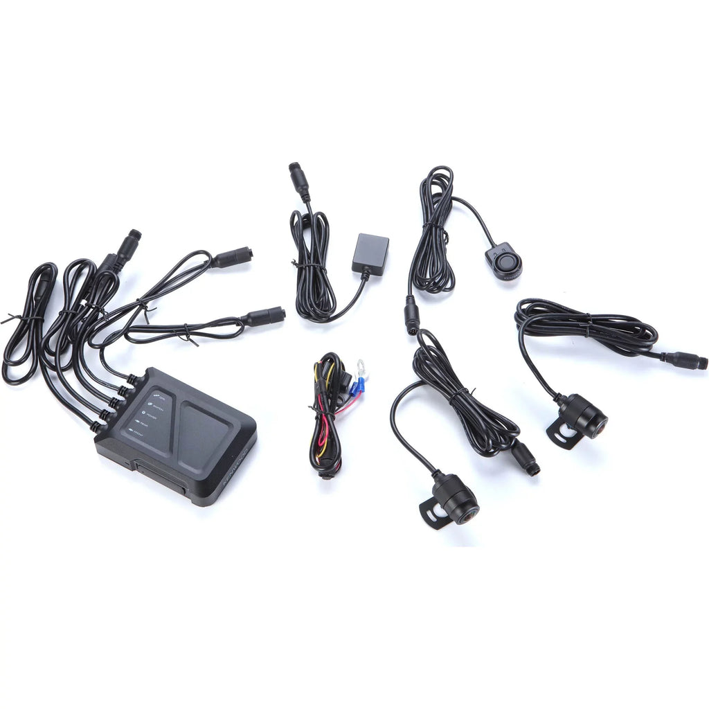 Kenwood SizeTZ-RF200WD Motorsports HD Dash Cam with GPSize and Rear-View Camera with a Kenwood SizeTZ-RFCC100 optional 3.3ft (1m) camera extension cable