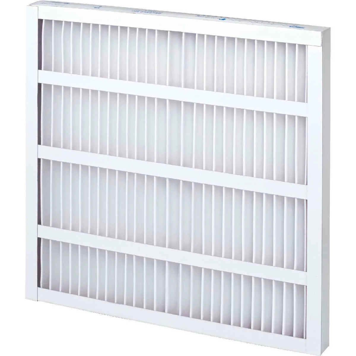Global Industrial High Capacity Pleated Air Filter, MERV 8, Sizeelf-Sizeupported, 20"Wx20"Hx2"D, Lot of 12