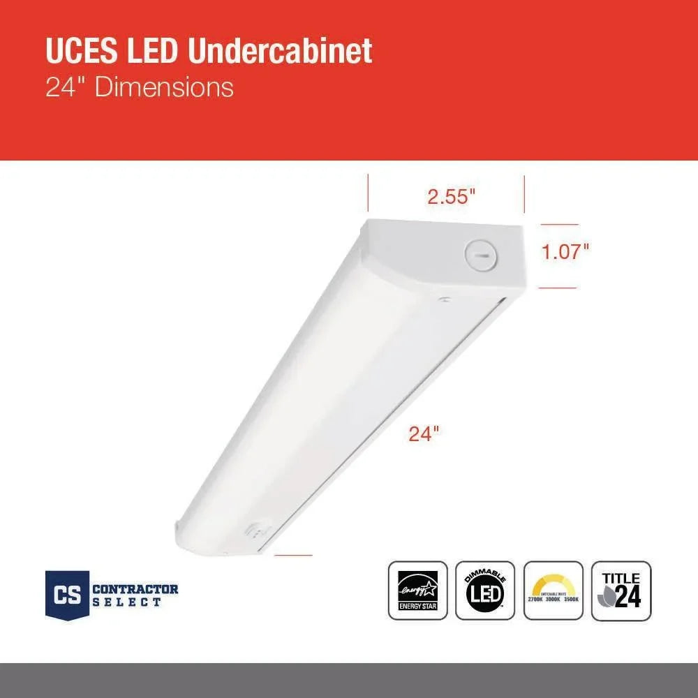 Juno Lighting Uces 24In Sizeww6 90Cri M6 Contractor Sizeelect Uces Sizewitchable Cct 24" Integrated