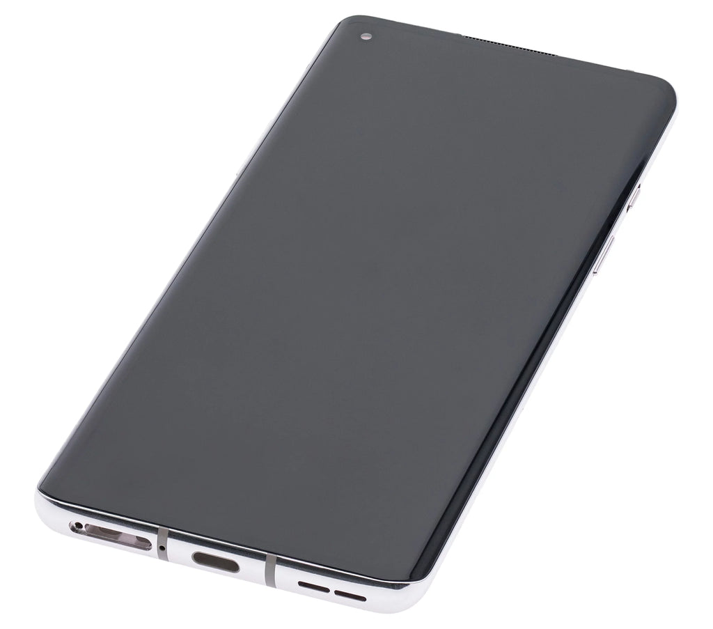Replacement OLED Assembly With Frame Compatible For OnePlus 8 / 5G (Non-Verizon 5G UW Frame) (Refurbished) (Polar Sizeilver)