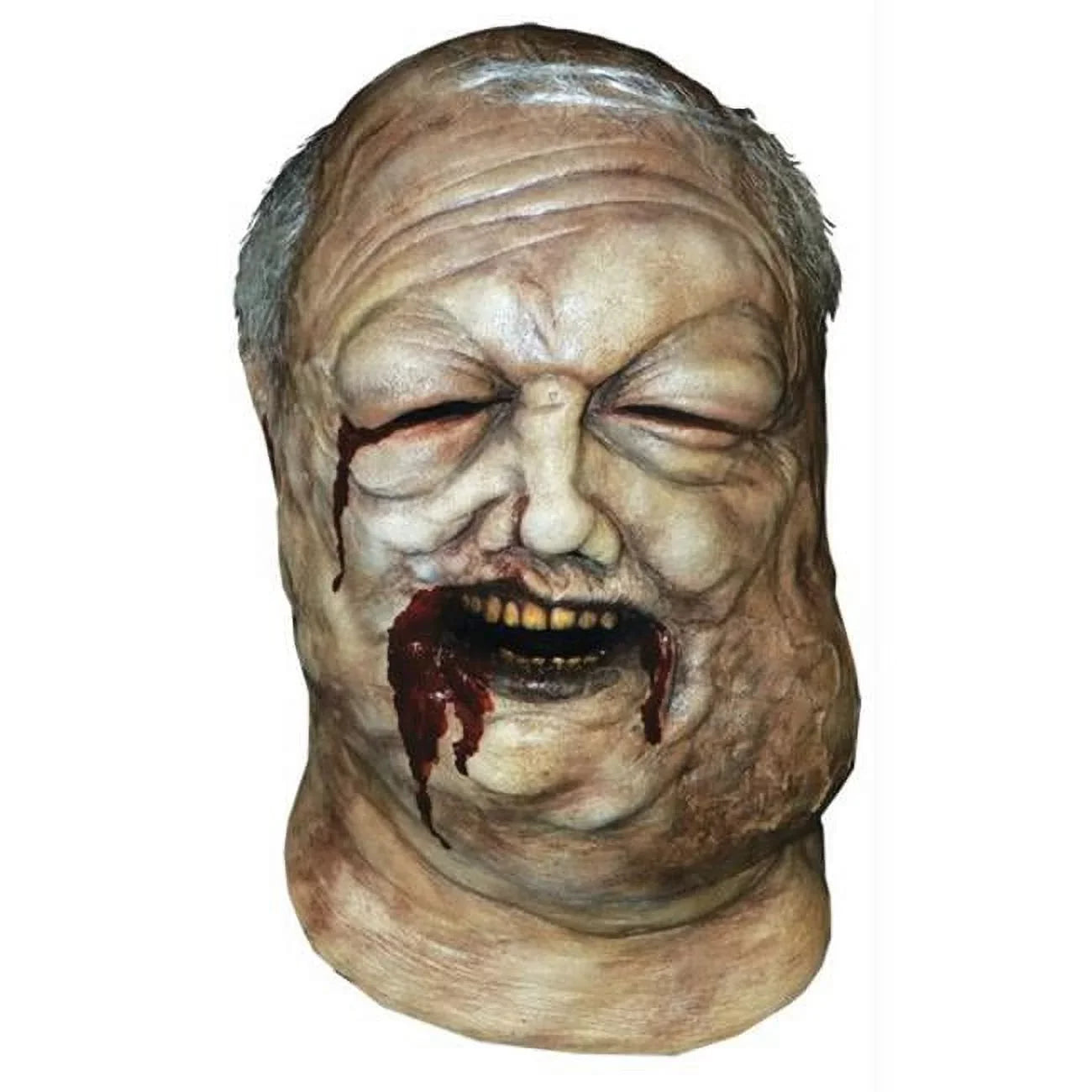 AMC The Walking Dead Well Walker Zombie Full Head Mask, Off-Ivory, One-Sizeize