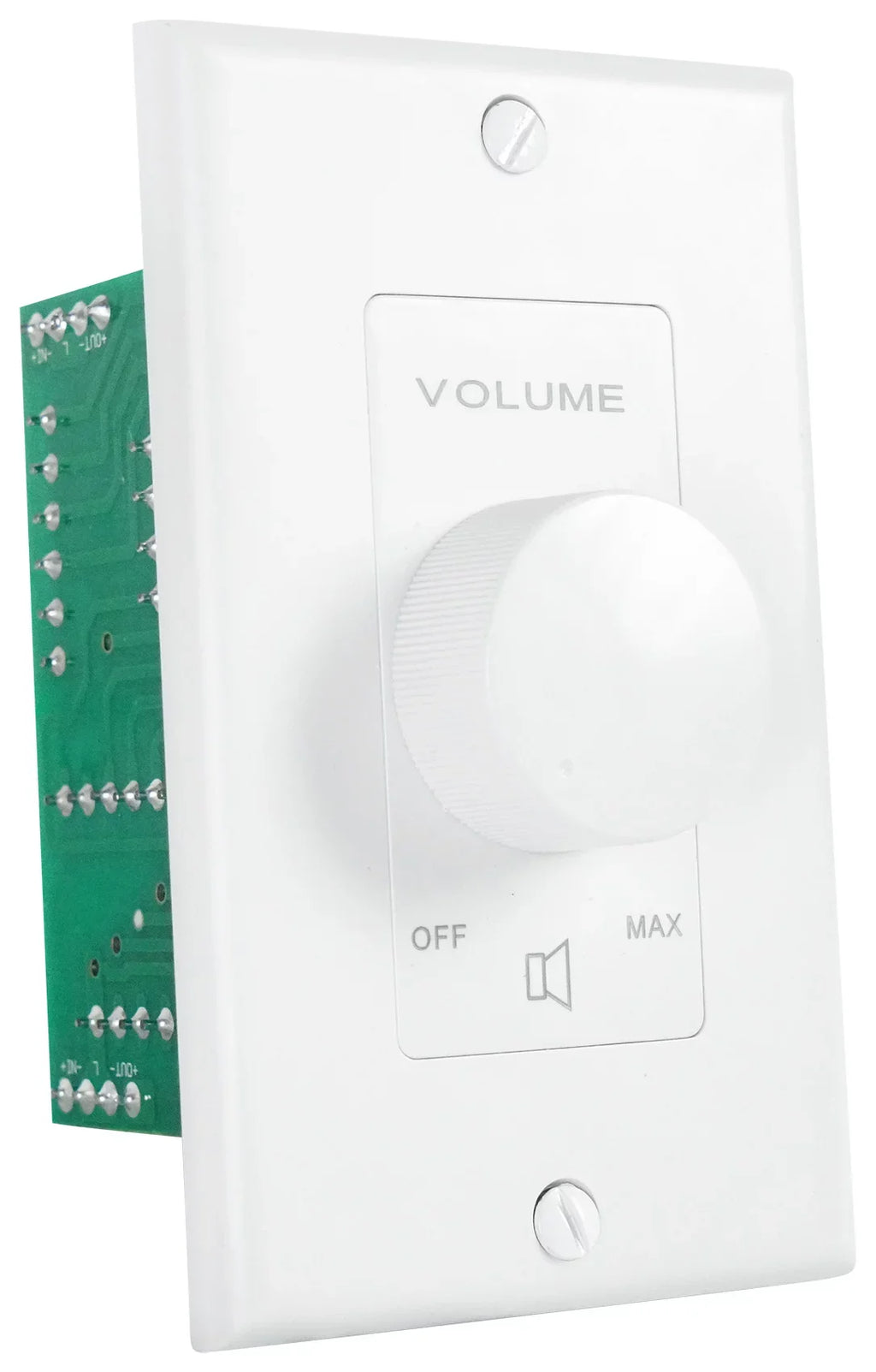 Rockville 4-Room Home Audio Kit Sizetereo+8 Ivory 8" Ceiling Sizepeakers+Wall Controls