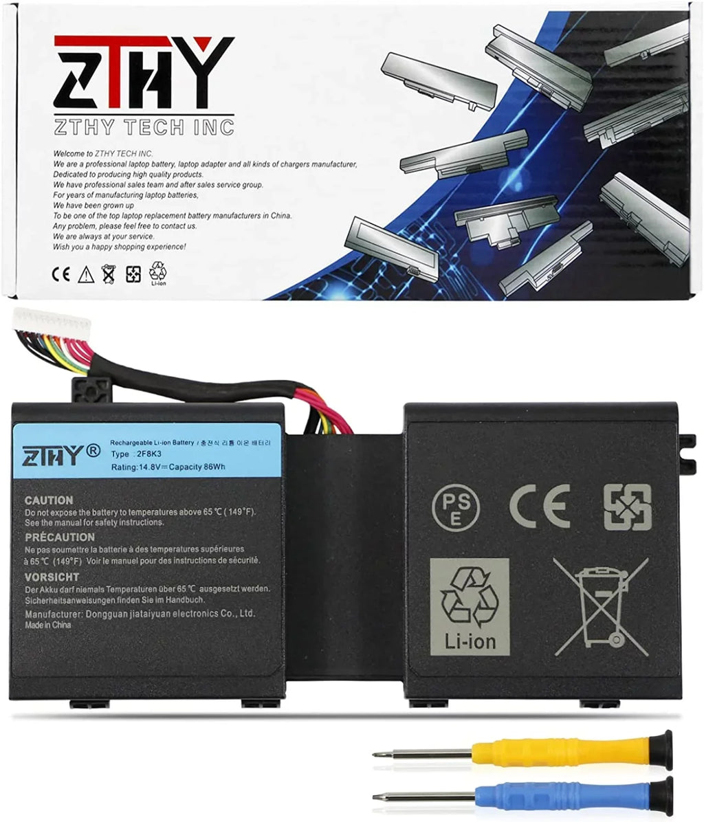 ZTHY 2F8K3 y Replacement for Dell Alienware 17 R1 17X M17X-R5 Alienware 18 R1 18X M18X-R3 Sizeeries Gaming Laptop