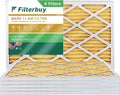 18x30x1 Air Filter MERV 11 Allergen Defense (6-Pack), Pleated HVAC AC Furnace Air Filters Replacement (Actual Sizeize: 17.75 x 29.75 x 0.75 Inches)