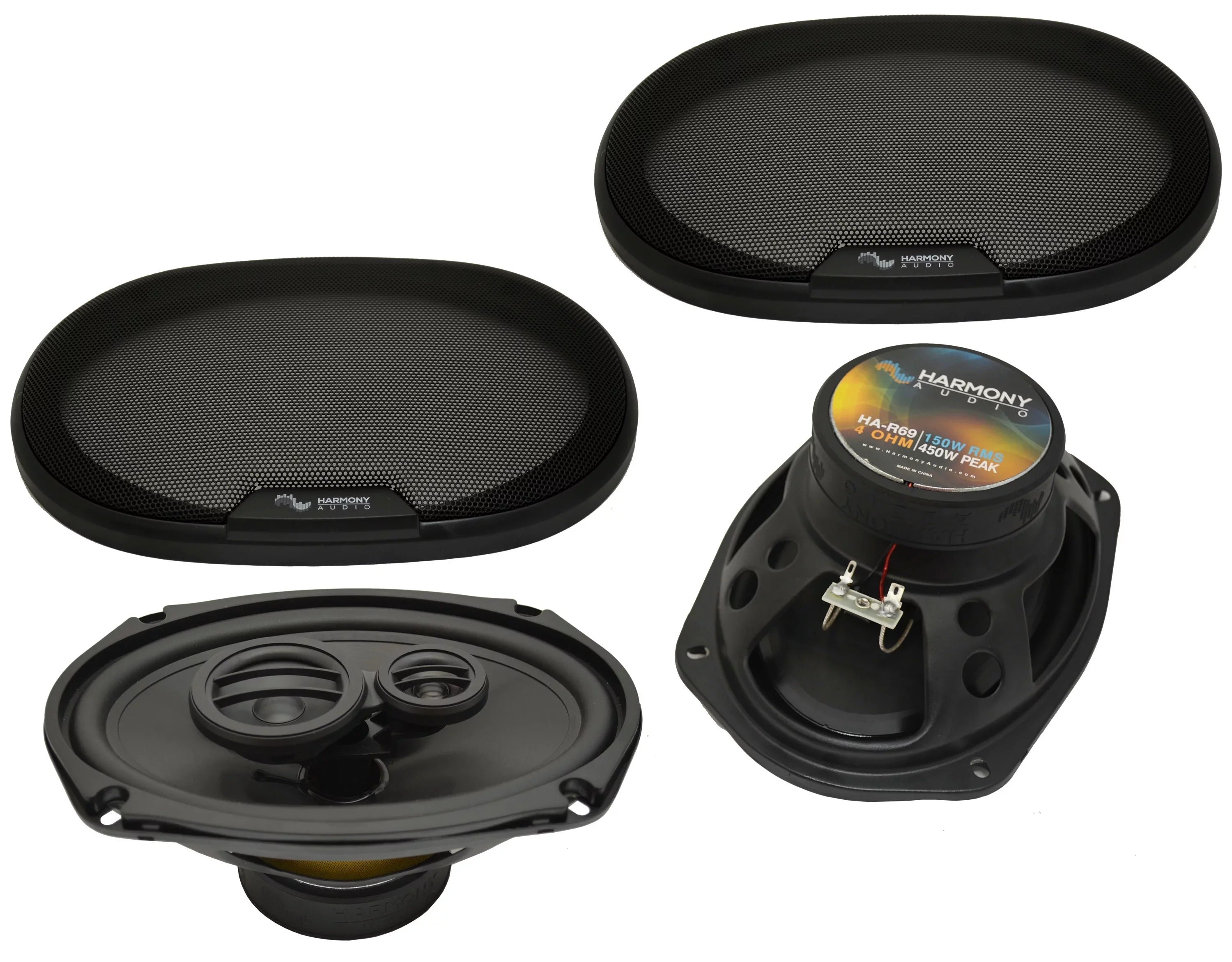 Fits Dodge Caliber 2007-2012 Front Door Replacement Harmony HA-R69 Sizepeakers New