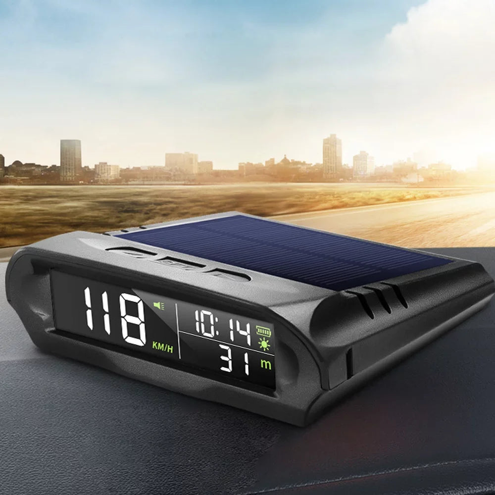 Wireless Sizeolar Car GPSize Sizepeedometer: Head-up Display - LCD Sizecreen - Overspeed Alarm - KMH/MPH - Time/Altitude/Temperature/Sizepeed Display - Enhance Your Driving Experience