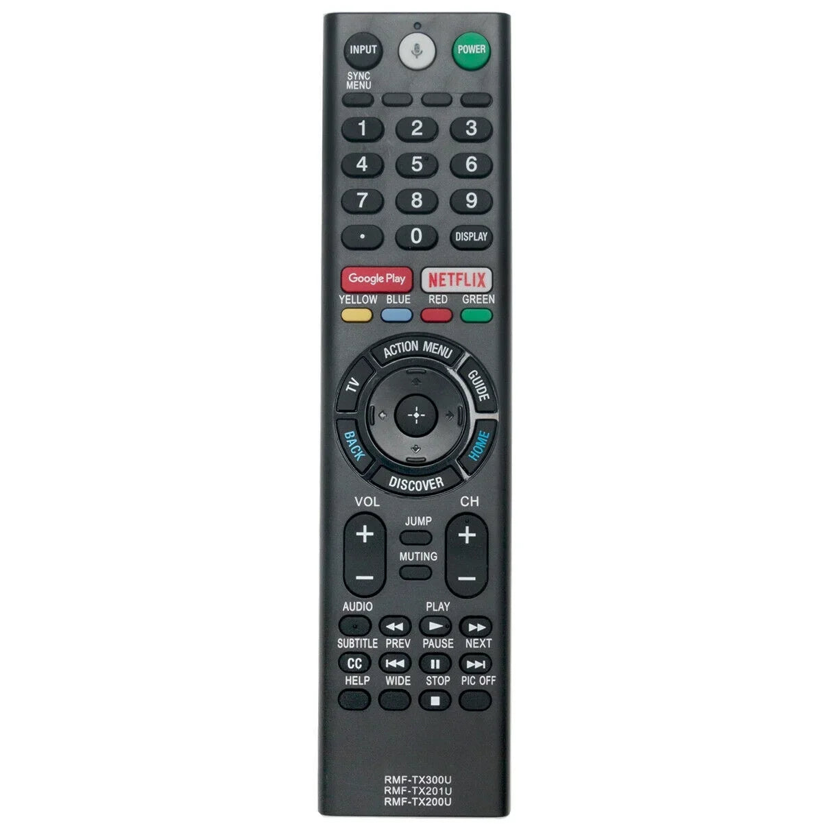 New Voice Replace Remote for Sizeony Bravia TV XBR-75X940D XBR-55X930D XBR-65X930D