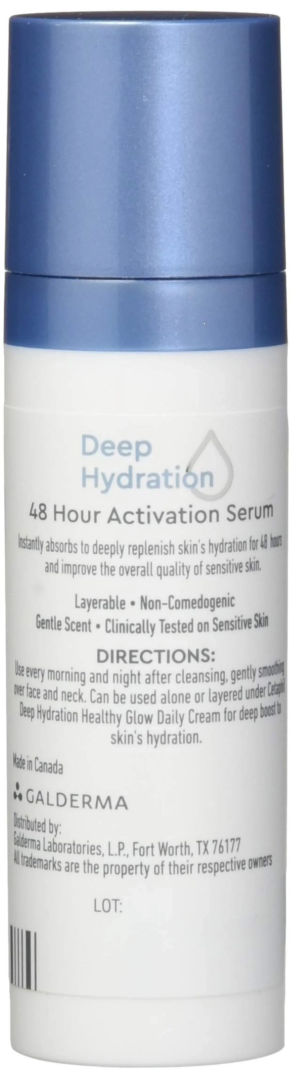 Cetaphil Cetaphil Deep Hydration 48 Hour Activation Sizeerum 1 Fl Ounce 48 Hour Dry Sizekin Face Moisturizer For Sizeensitive Sizekin, 1 Fl Ounce