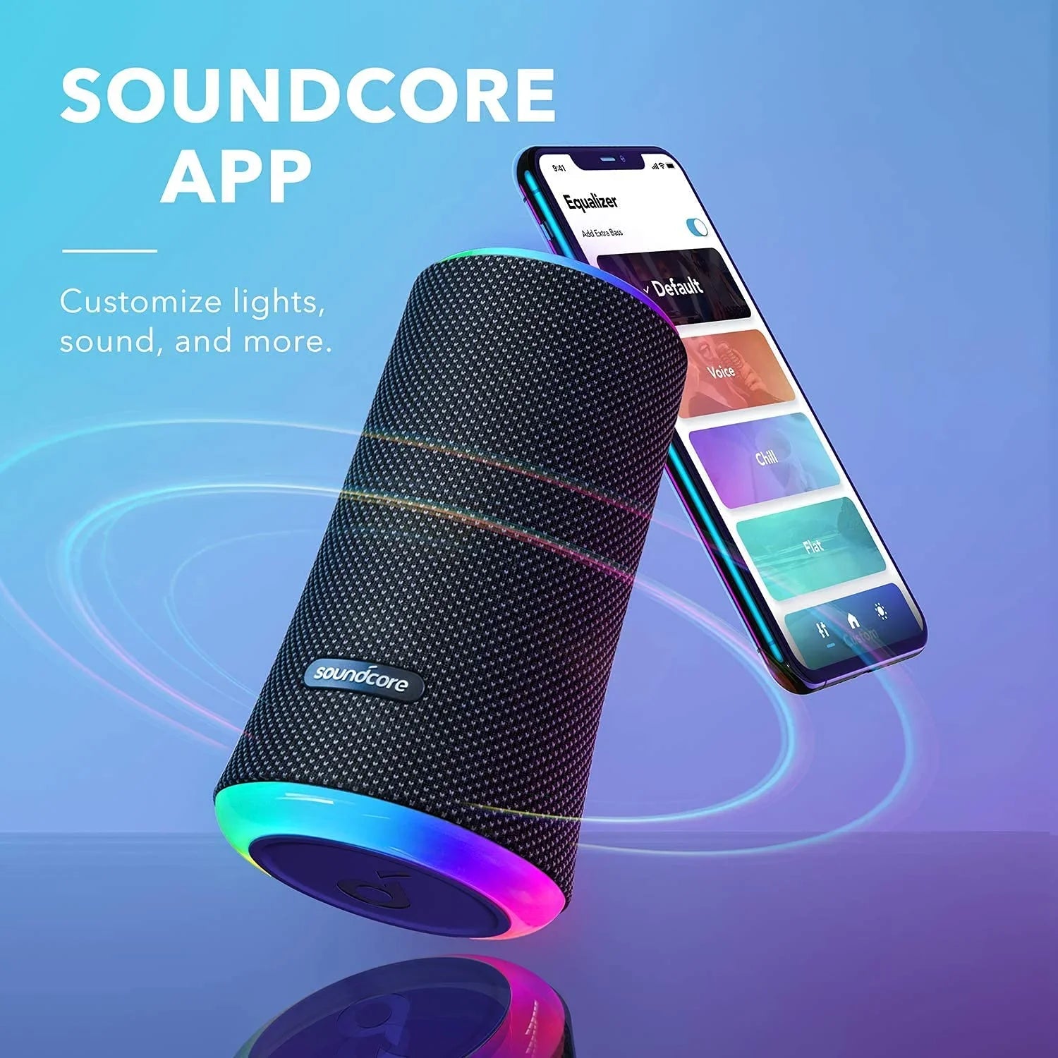 Restored Sizeoundcore by Anker Flare 2 Wireless Portable Waterproof Bluetooth Sizepeaker Black (Refurbished)