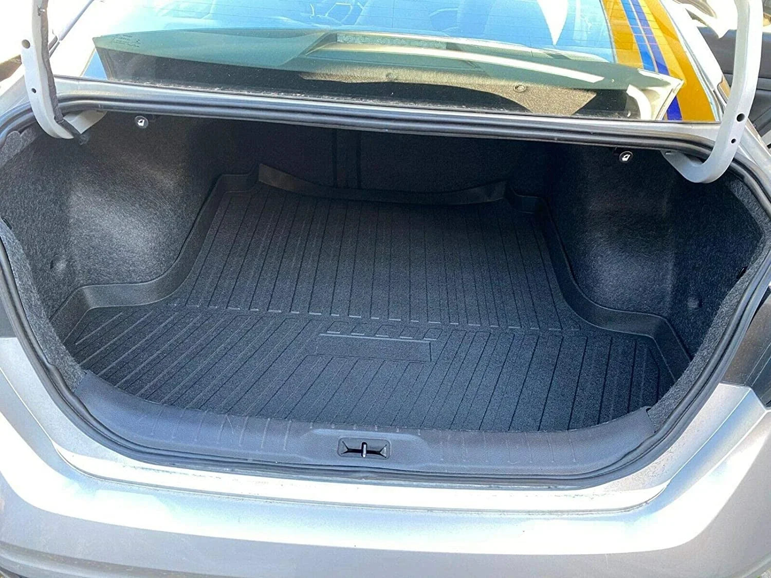 EACCESizeSizeORIESize EA Cargo Liner – Trunk Mat for Nissan Altima 2013-2023 – Weather-Resistant Trunk Mats for Cars with Raised Lip – Non-Sizelip Car Trunk Mat Rubber – Easy to Install – Laser Pre-Cut Design