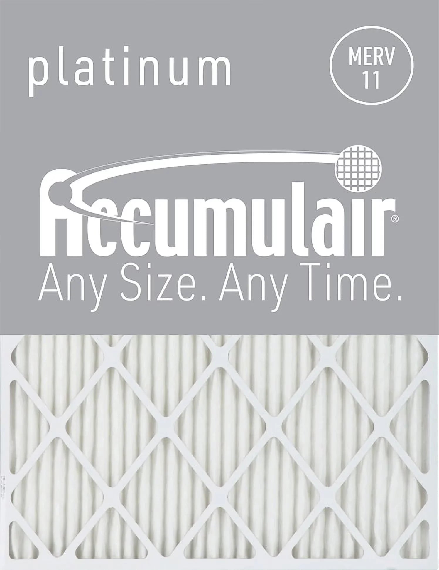 Accumulair Platinum 20x25x4 MERV 11 Air Filters (6 Pack)