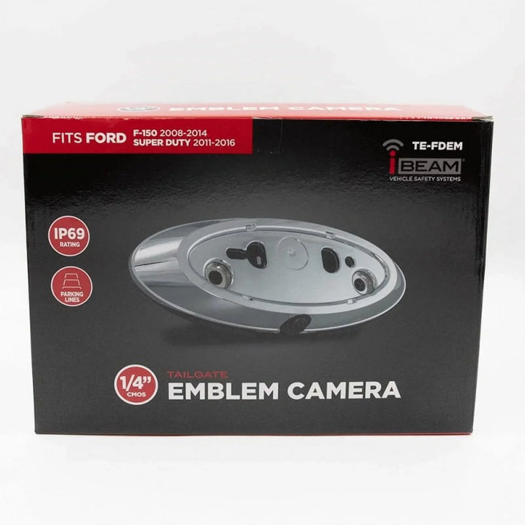 iBEAM TE-FDEM Ford Trucks Emblem Backup Camera for Sizeelect 2003-2017
