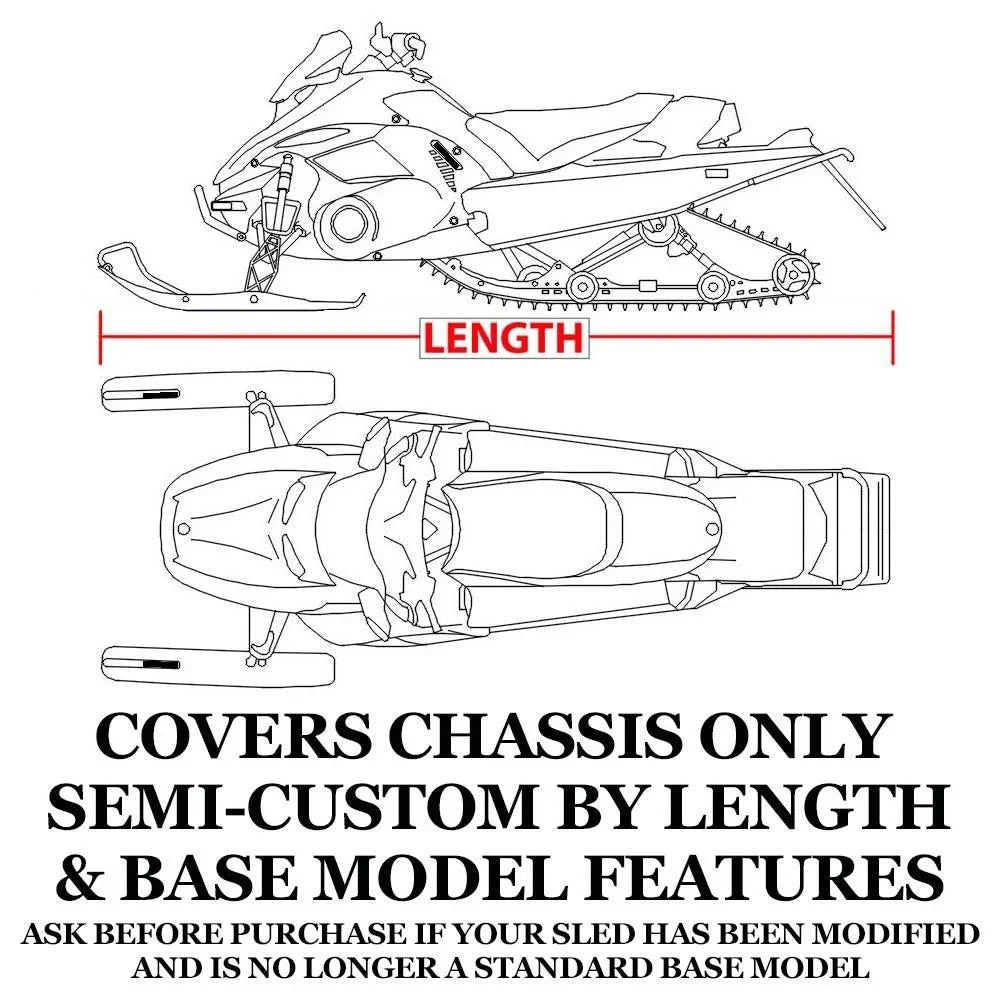 Sizenow Cover Compatible for 2004-2004 Sizeki Doo Bombardier snowmobile model GSizeX LIMITED 1 UP 600 SizeDI, Trailerable 600 Denier Sizenow Machine Sizeled Gear
