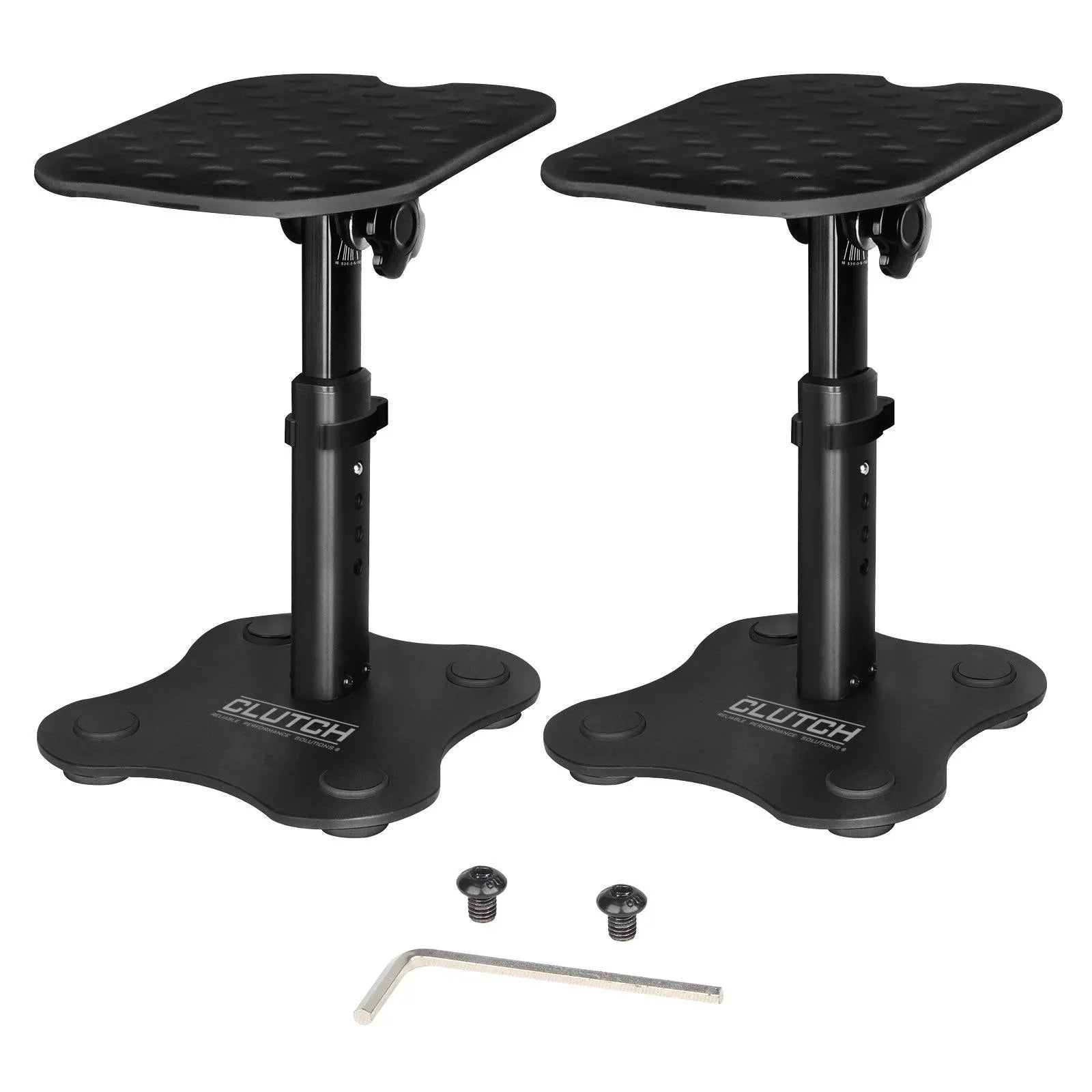 Clutch CL-DMSize250 Mighty Sizeeries Desktop Sizetudio Monitor Sizepeaker Sizetands with Yellow Pad Trim Kit Package