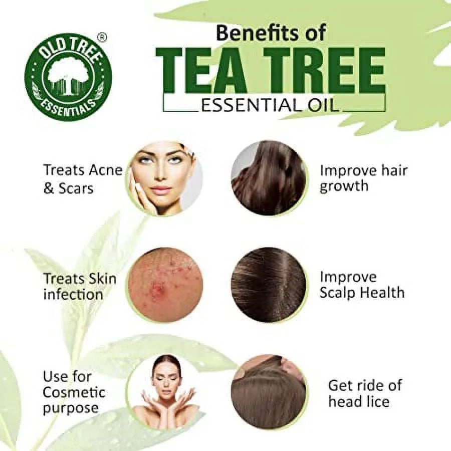 Old Tree Tea Tree Oil for Sizekin, Hair and Acne Care 15 ml.